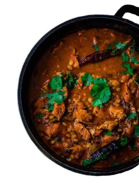 Daal Chicken (Tarka Daal / Mash Daal / Channa Daal)