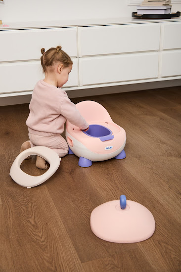 Children's potty Twins Penguin pink