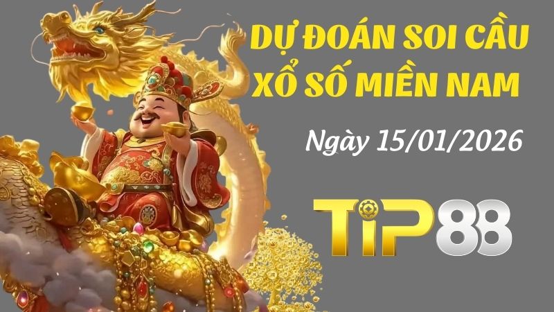 Dự đoán soi cầu xổ số miền Nam hôm nay ngày 15/01/202