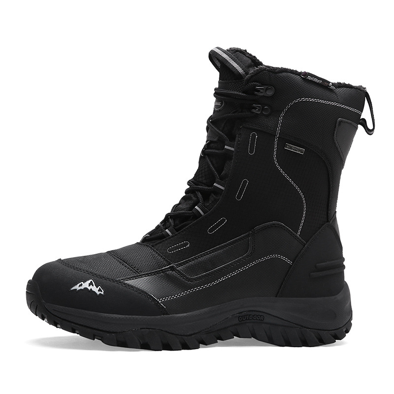 Winter snow boots for men, insulated, water-repellent