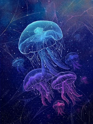 Jellyfish Digital Art Picture