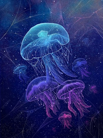 Jellyfish Digital Art Picture