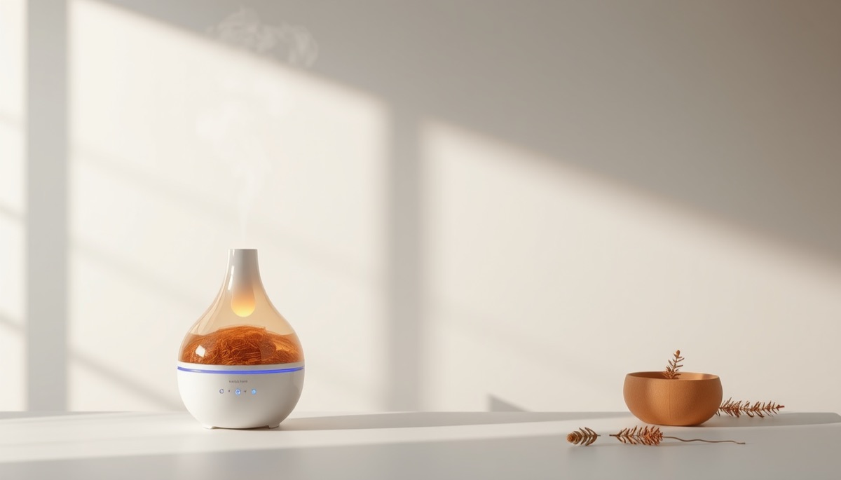 Humidificadores Difusores con Efecto Llama de Fuego Realista - Luz LED Cálida y Aromaterapia