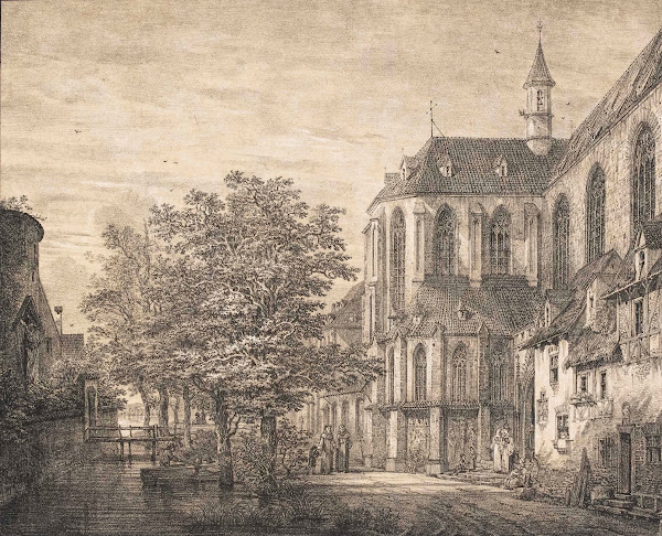Pfarr Kirche Boppart am Rhein 1822