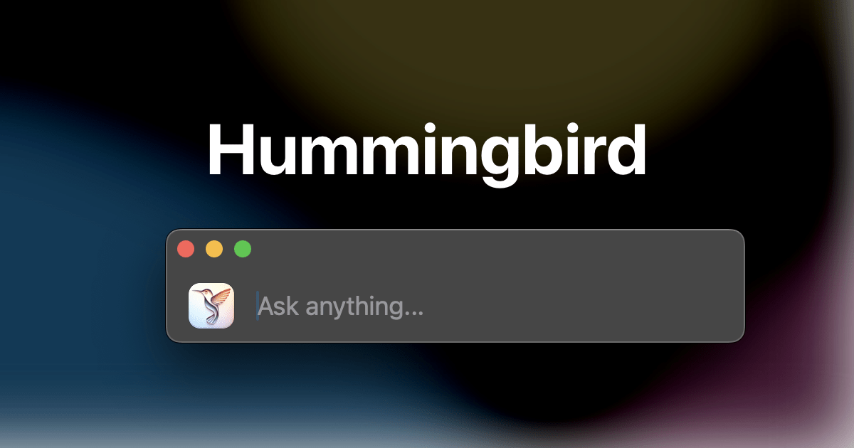 Captura de Hummingbird