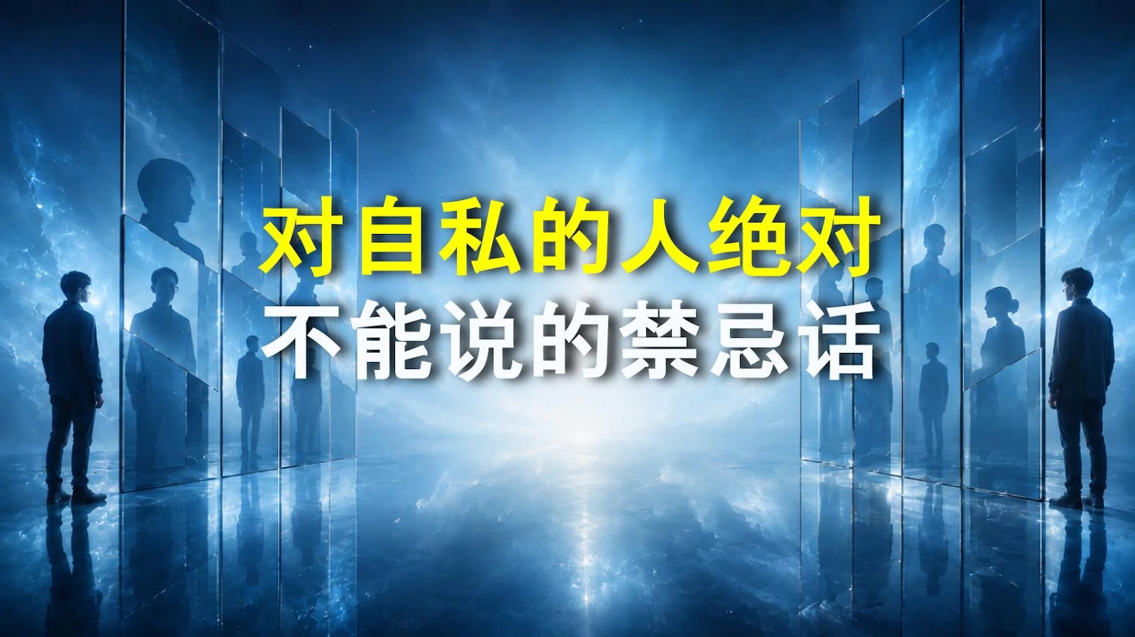 对自私的人绝对不能说的禁忌话