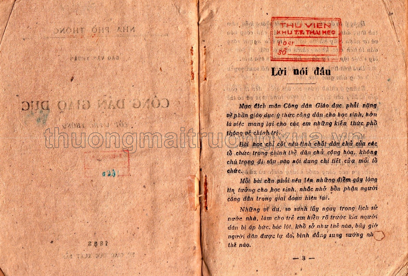 Giáo dục công dân lớp 4 phổ thông (1953) - Trang 3