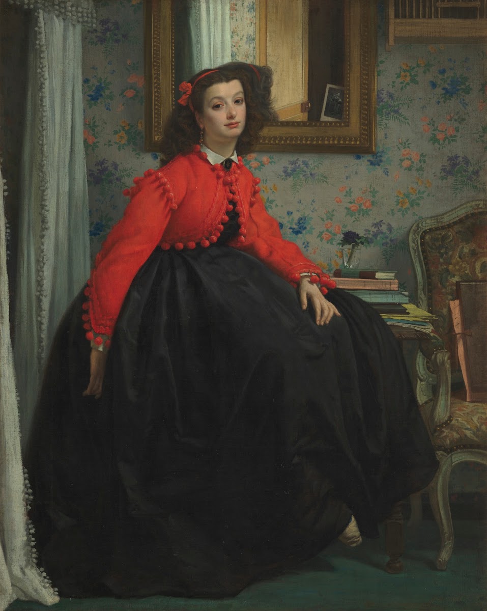 Portrait of Miss L L 1864