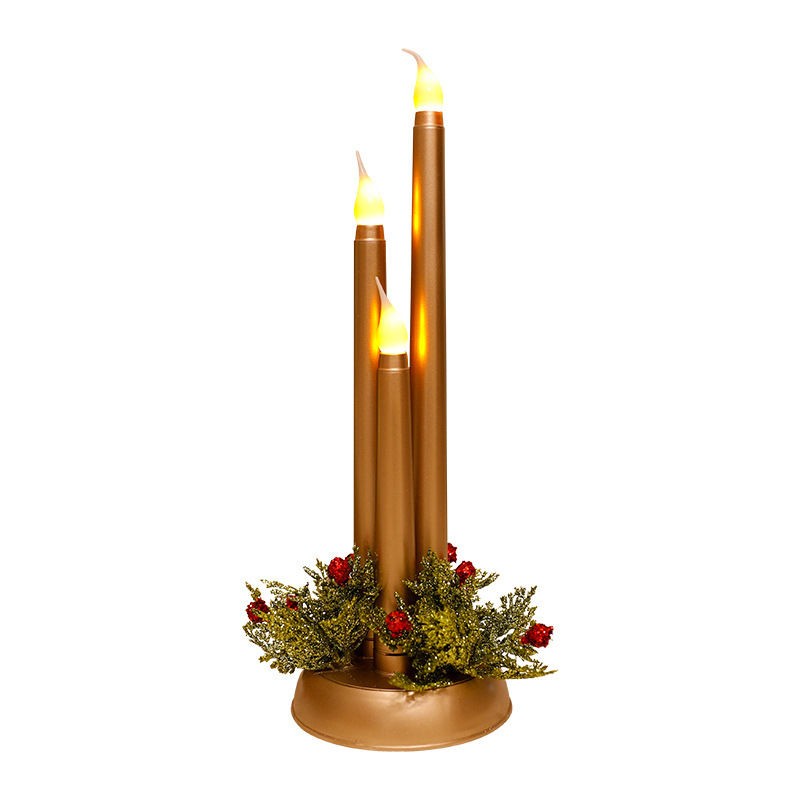 Dekorative LED-Weihnachtskerzenleuchter