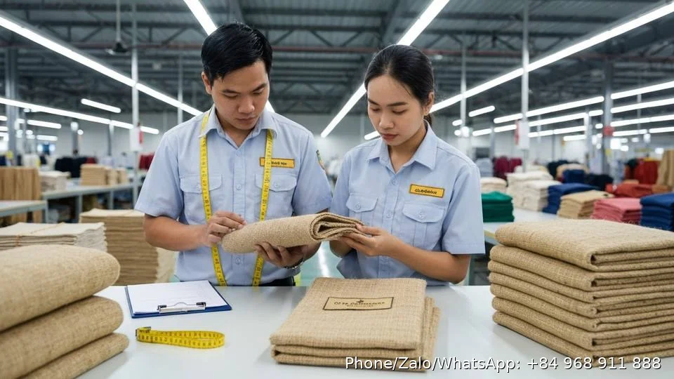 Jute Fabric Supplier - Gold Garment Vietnam