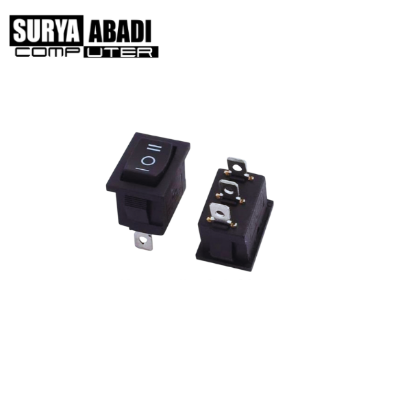 SAKLAR SWITCH MINI 2 PIN ON OFF HITAM