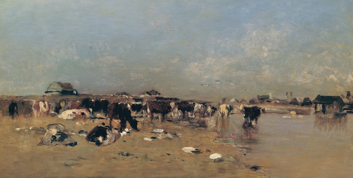 Watering Place on the Waag River 1872