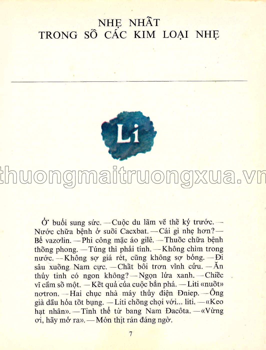Chuyện kể về kim loại (1989) - Trang 7