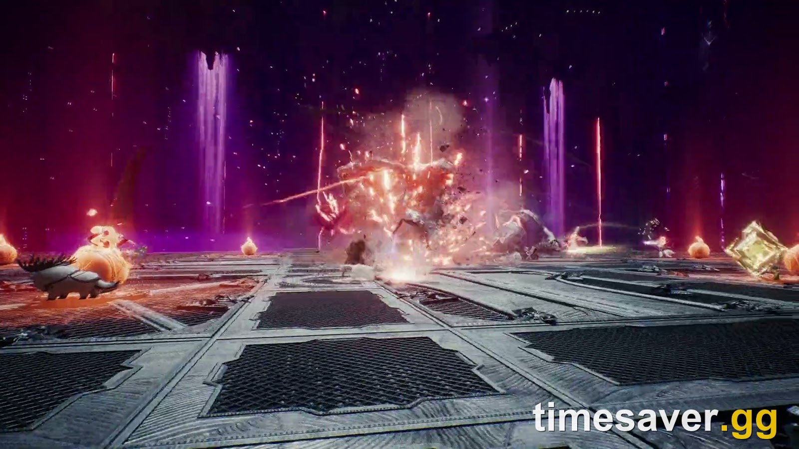 A world scene from AION 2's official launch trailer — the kind of area you can explore up to the level 37 cap during the Launch Scale Test before every character wipes (official AION 2 trailer footage)