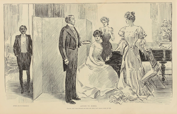 Advice to bores follow your card upstairs 1900 1905