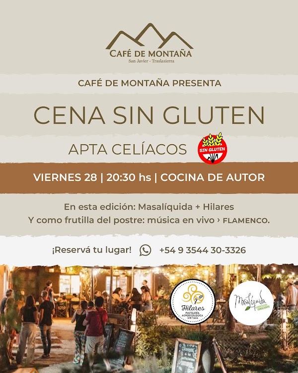 Cena sin gluten y música flamenca