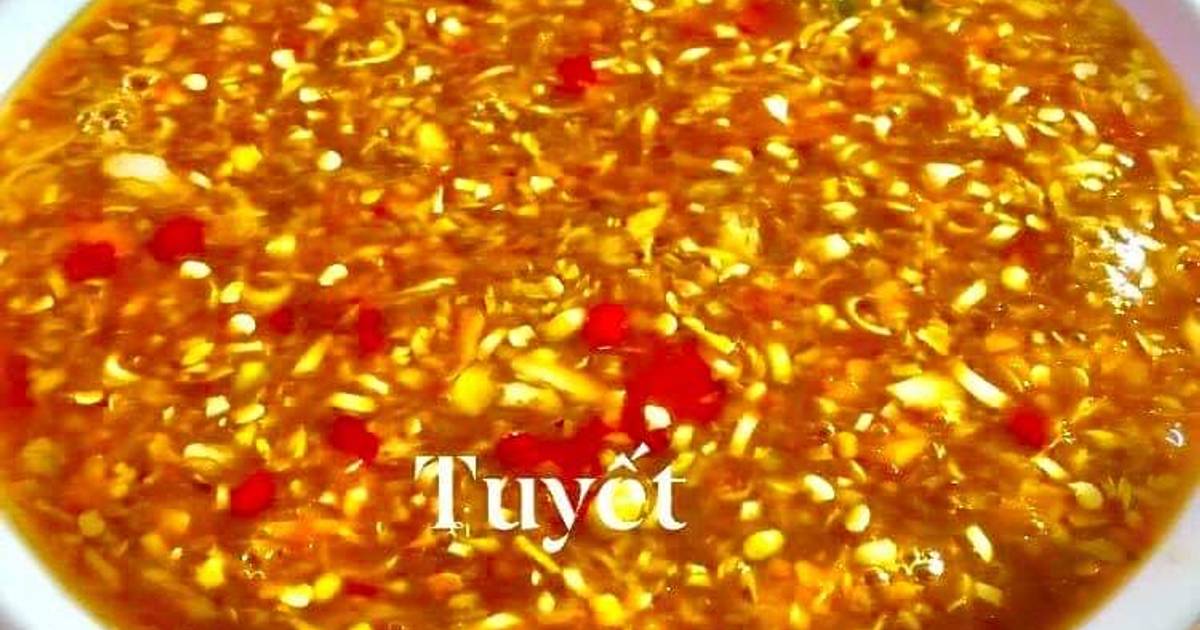 Mắm nêm dùng để chấm các loại cuốn