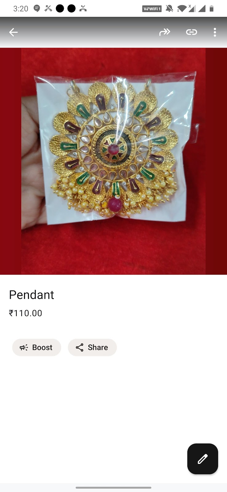 Big Mangalsutra Pendent W