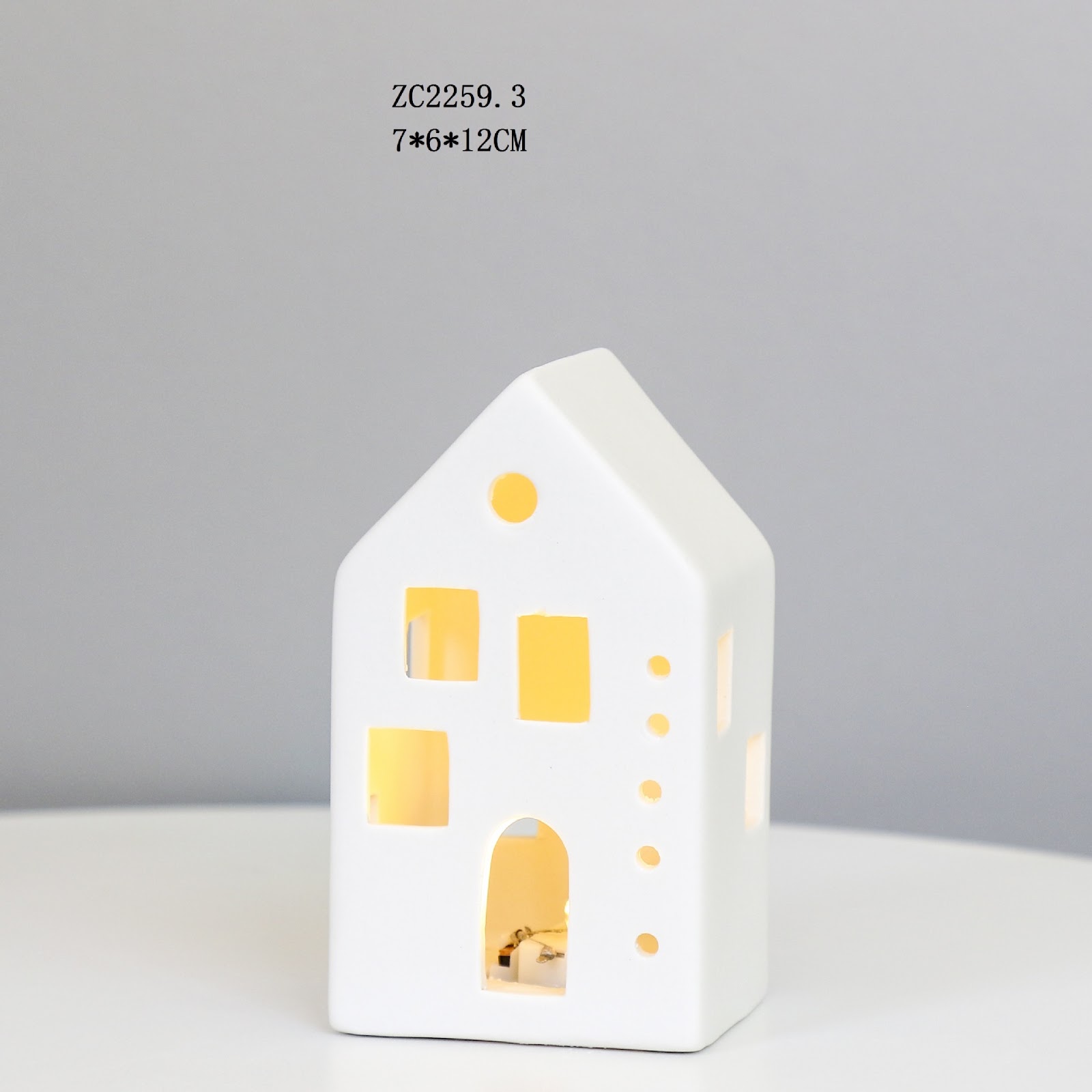 LED Ceramic House Night Light