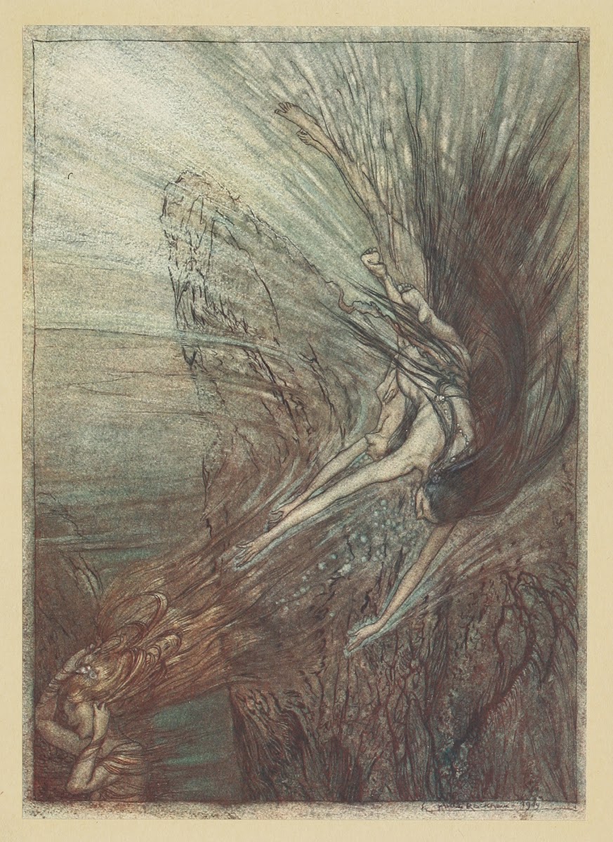 The frolic of the Rhine Maidens 1910