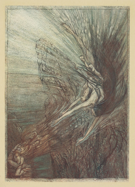 The frolic of the Rhine Maidens 1910
