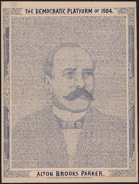 Democratic platform of 1904 Alton Brooks Parker 1904