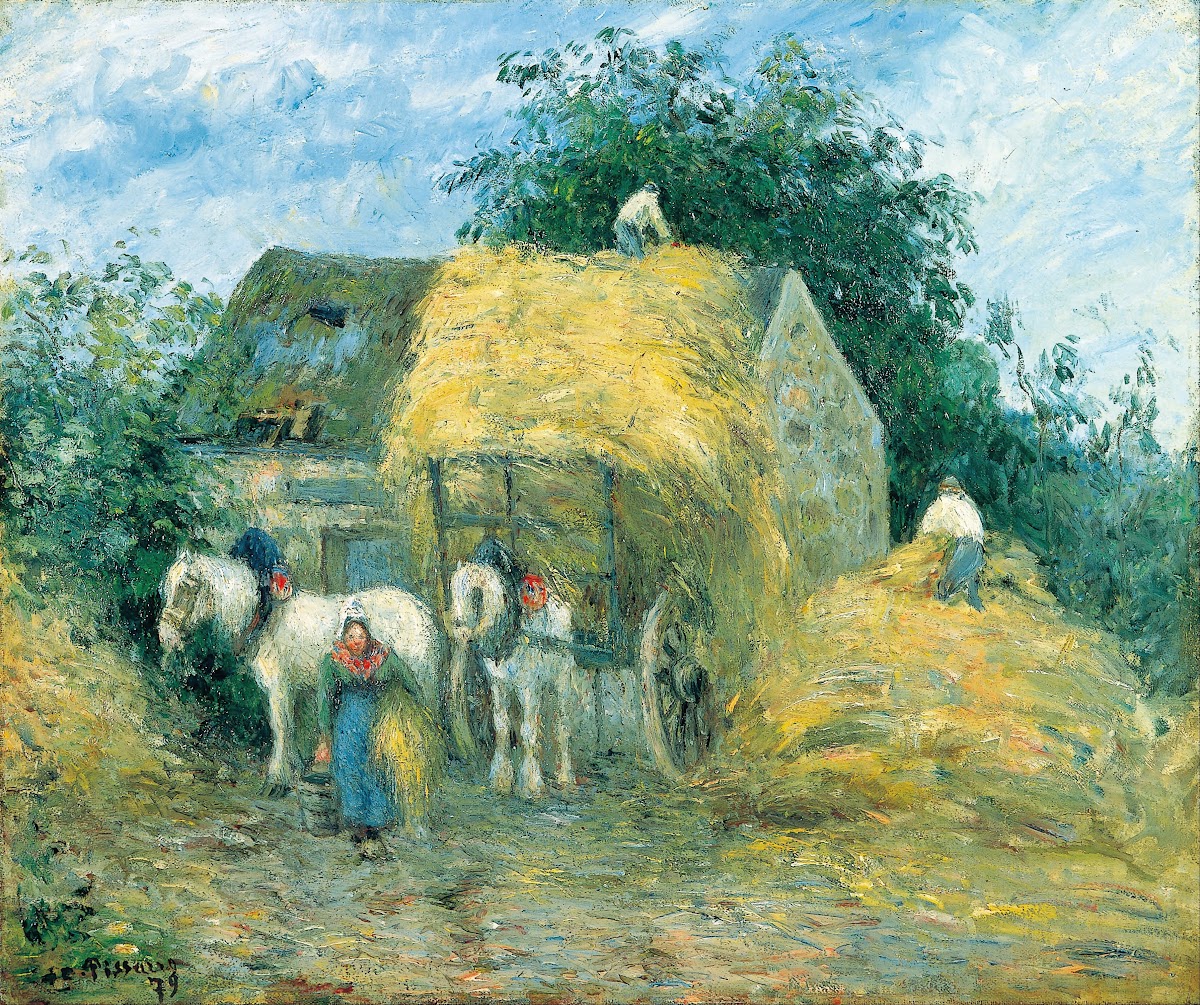 The Hay Cart Montfoucault 1879