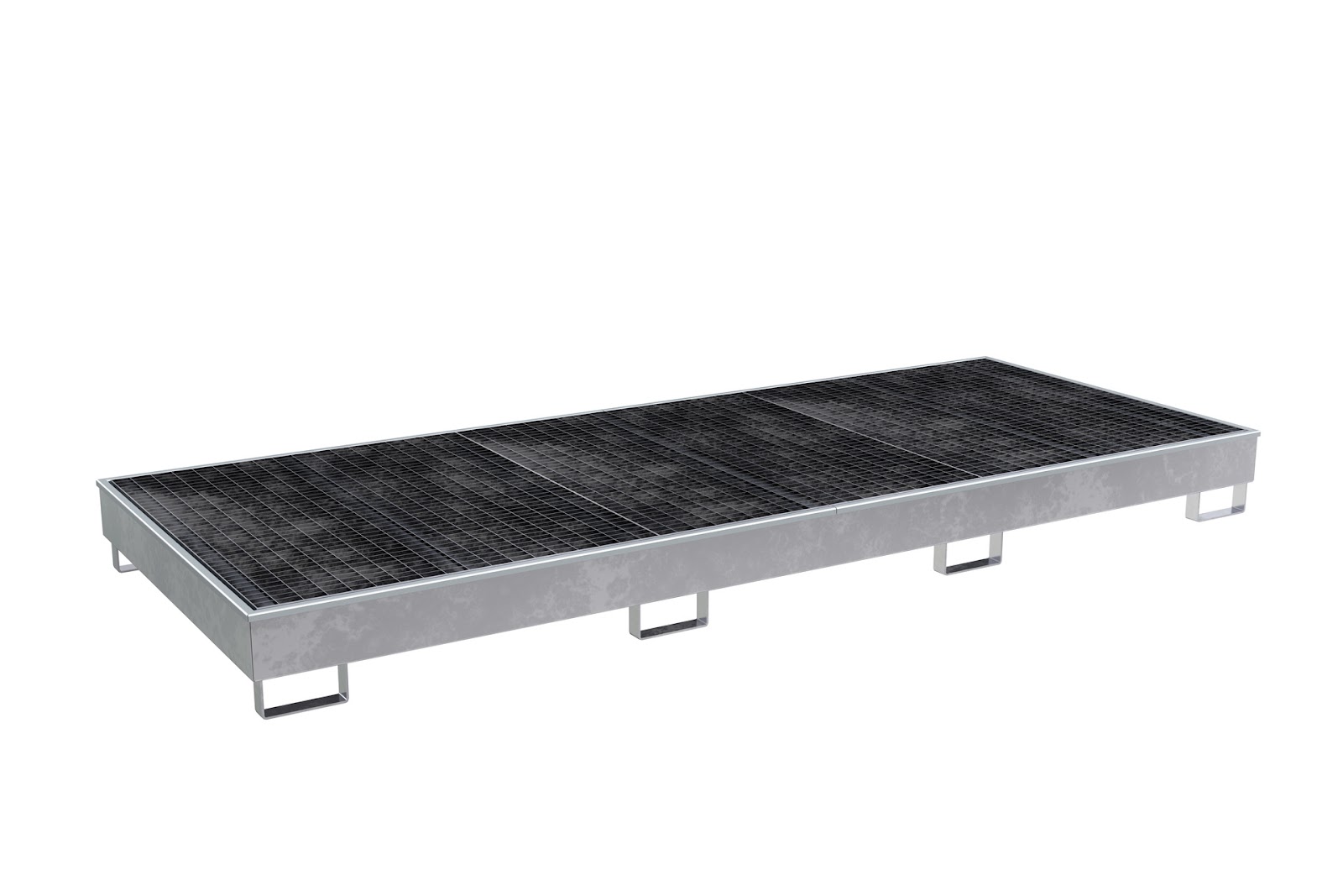 Stellingopvangbak met PE-binnenbak Stellingopvangbak RW-GR 3300-2 PE, vuurverzinkt