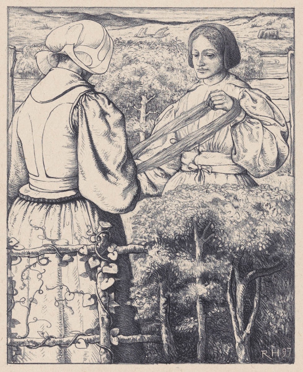 Huizer meisjes die garen winden 1897