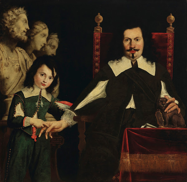 Portrait of Pietro Bombarda and his son Antonio
