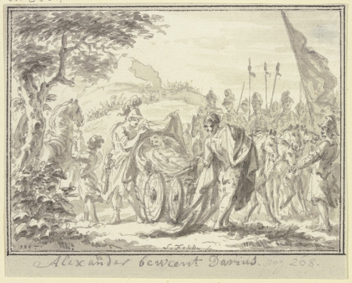 Alexander beweint Dareios