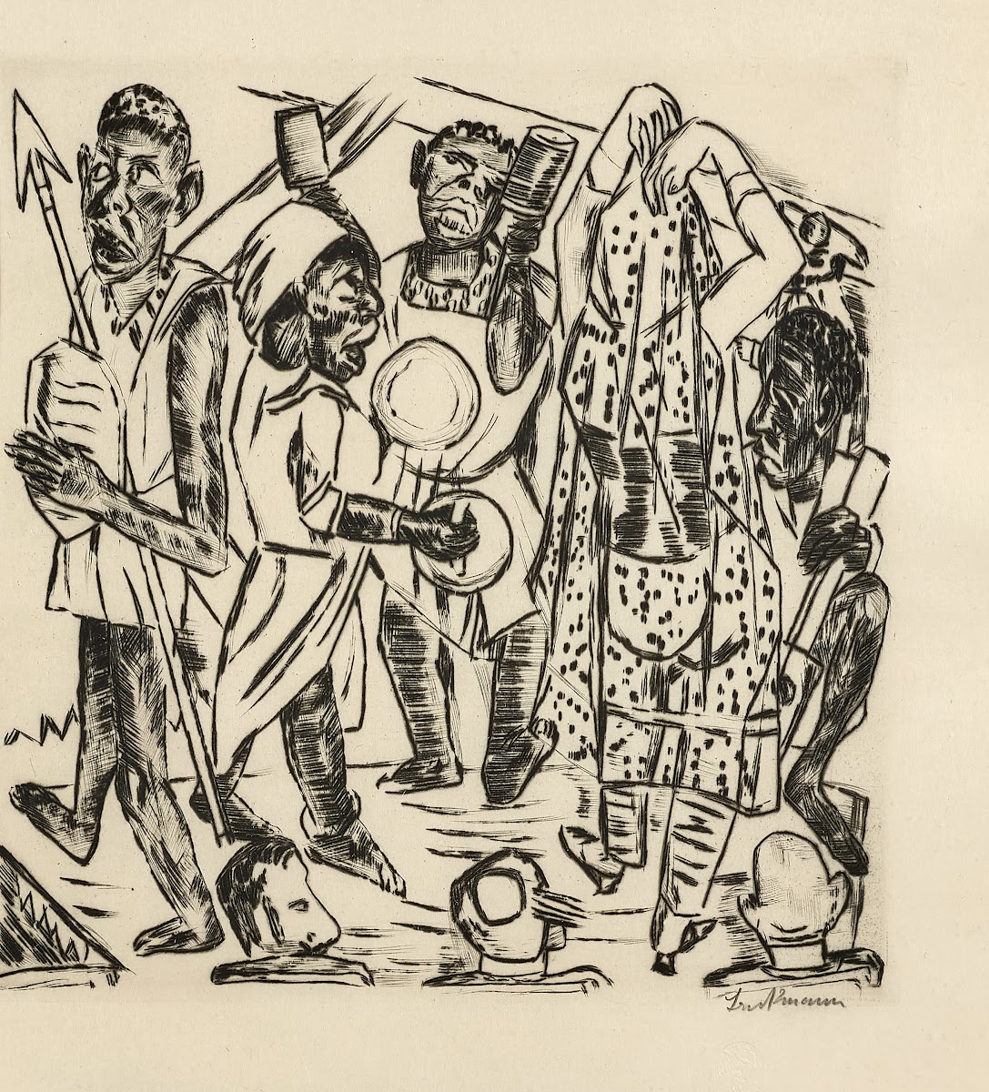 Pierrot and Mask Pierrot und Maske 1920