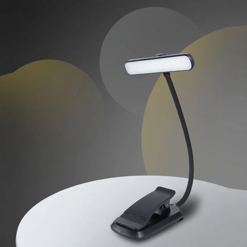 LED clamp lamp with 24 rotatable light heads
