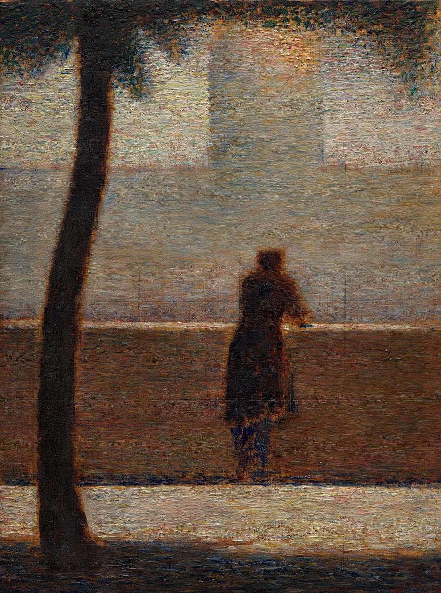 A Man Leaning on a Parapet ca 1881