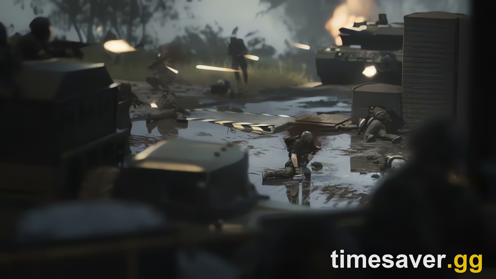 WARDOGS 100-player combined-arms firefight with infantry and armor