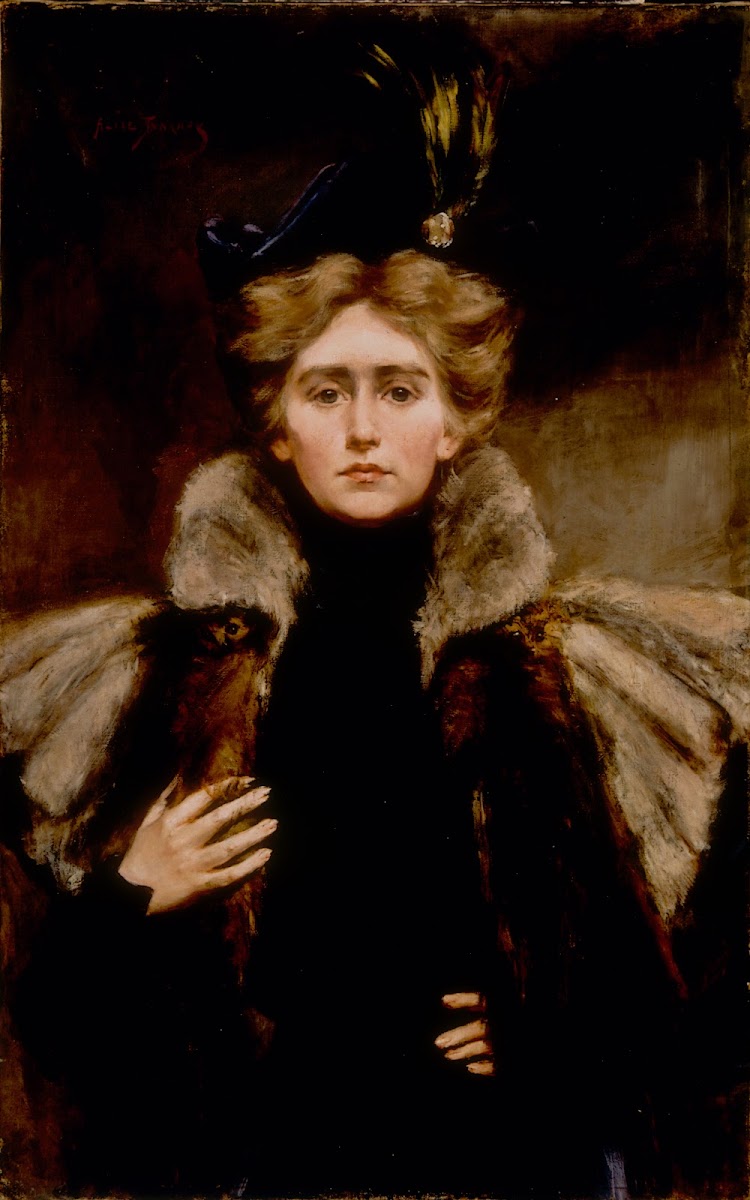 Natalie in Fur Cape 1897
