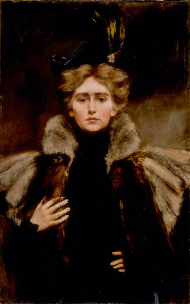 Natalie in Fur Cape 1897