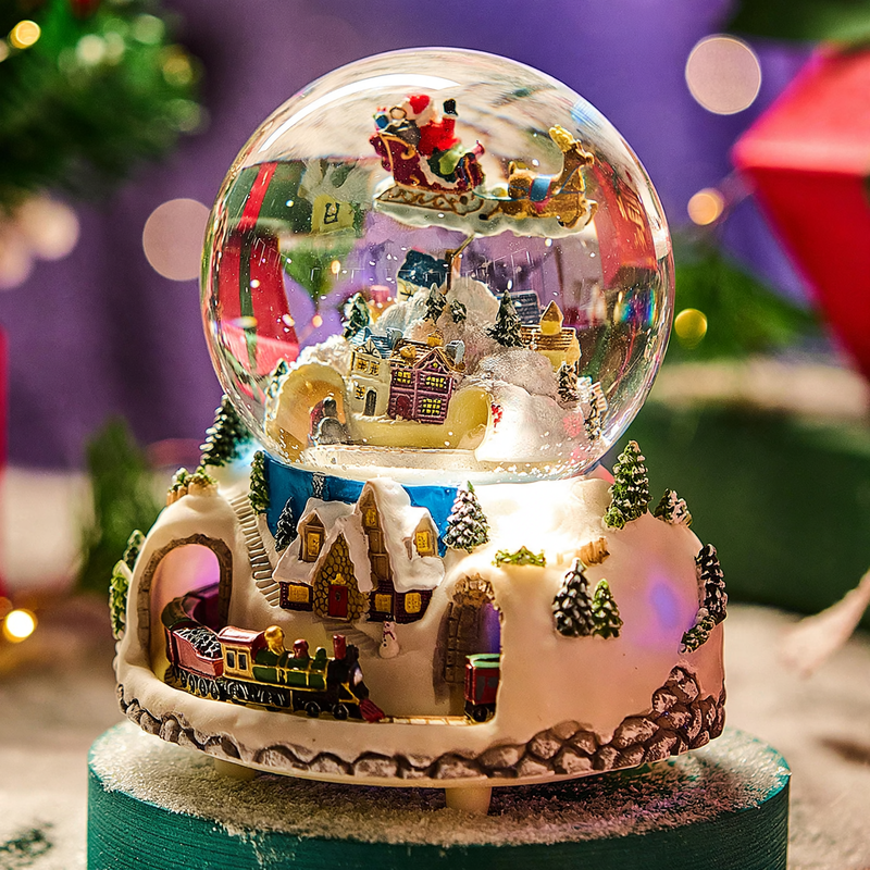 Weihnachtszug-Musikspieluhr mit Bluetooth