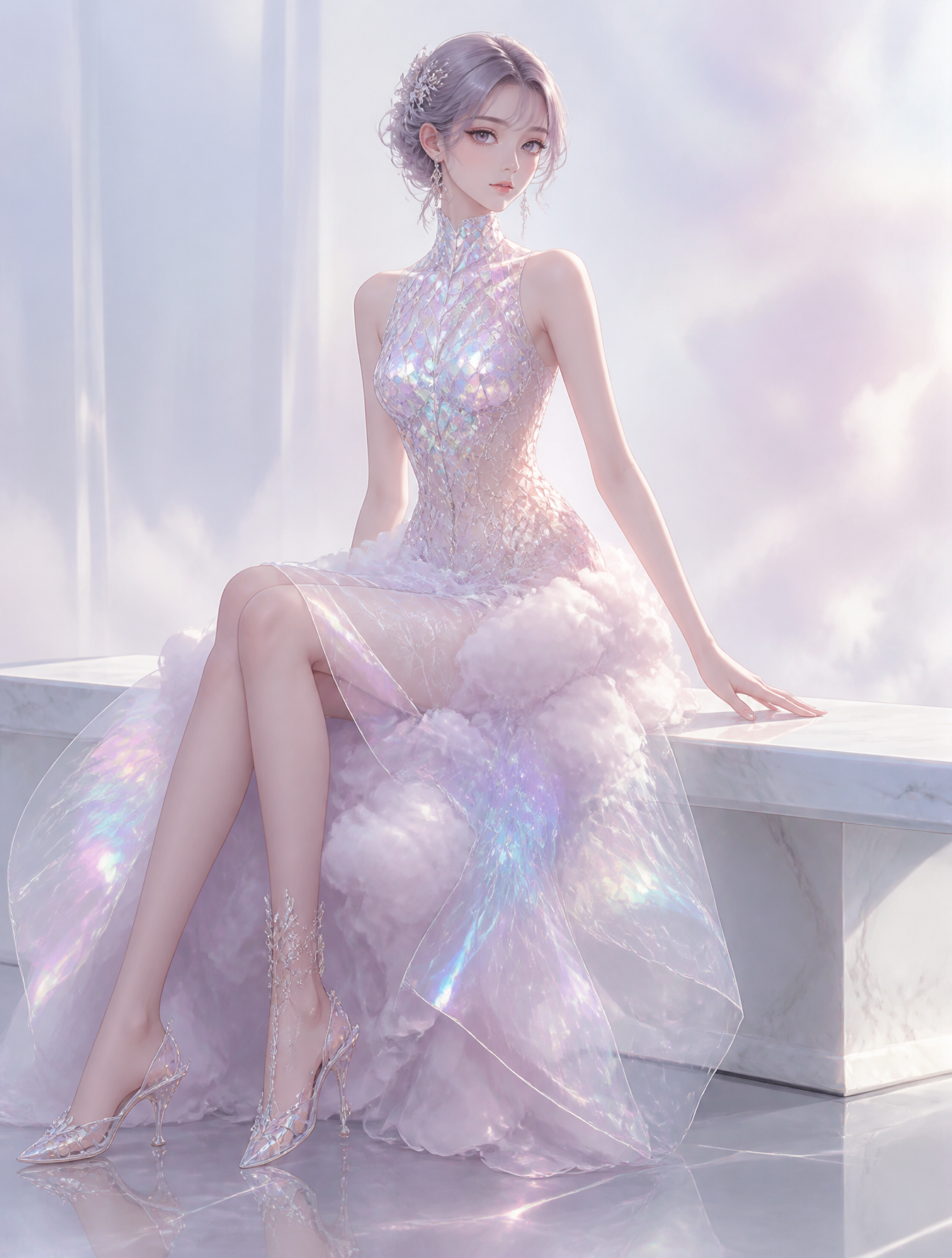 Una ilustración de moda de anime de ensueño