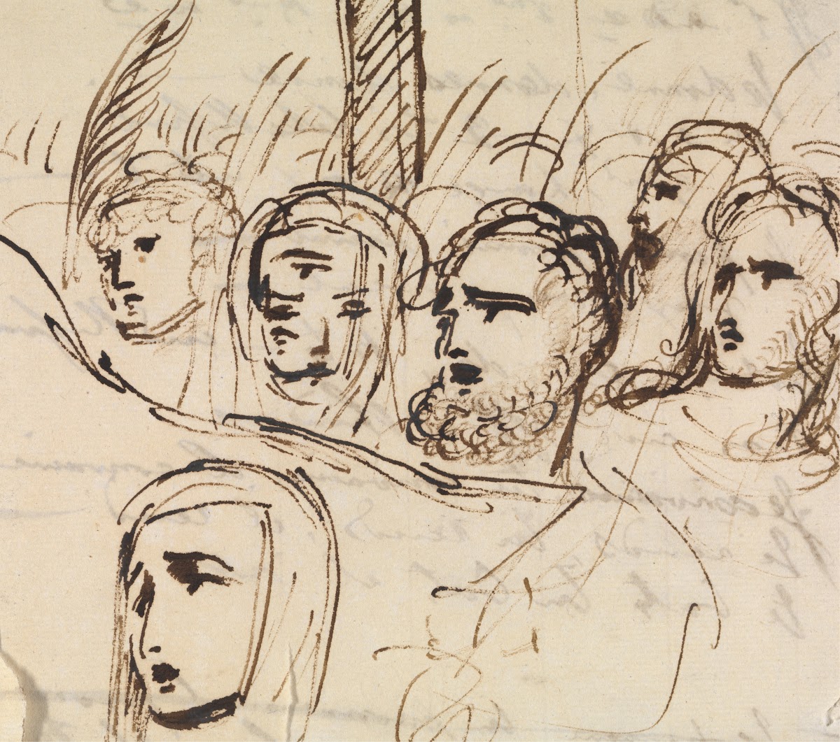 Study For Christs Entry into Jerusalem 1810 to 1820
