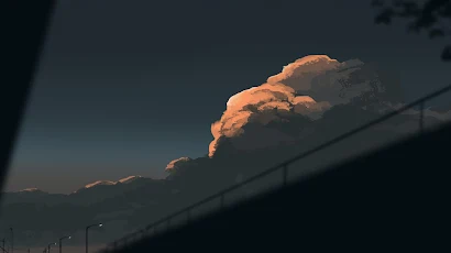 Cloudscape, Evening, Sunset, Urban Scene 4K Wallpaper Background