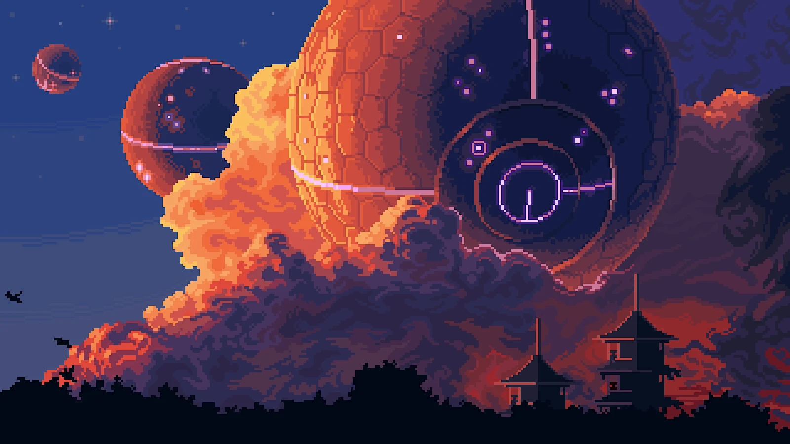 A Stunning Digital Art, Thefatrat, Pixel Art, Cover Art, Fantasy Art 4K Desktop and Mobile Wallpaper Background (3840x2160)