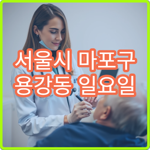 서울시 마포구 용강동 일요일 이비인후과 비염 코막힘 치료