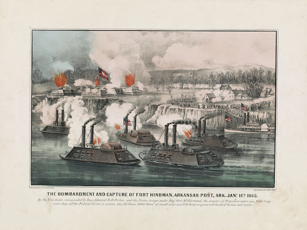 Bombardment and capture of Fort Hindman Arkansas Post Ark Jany 11th 1863 1863