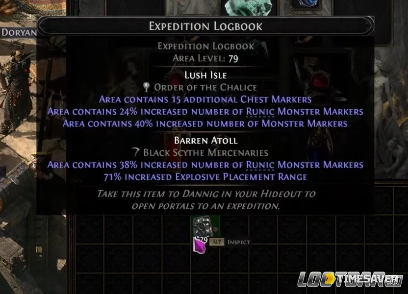 Path of Exile 2 Expedition Logbook run — the source of Grand Expeditions and the Fallen Star rumour that farms Aldur's Saga