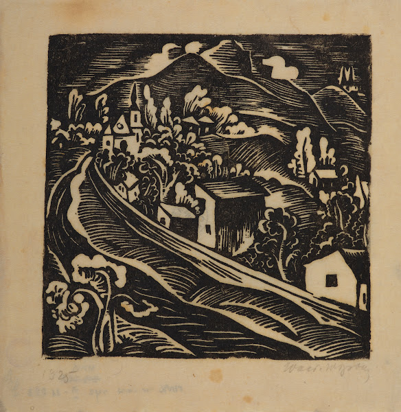 Landscape with a river 1925