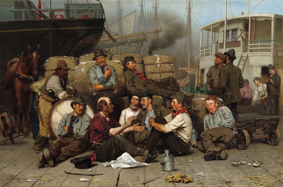 The Longshoremens Noon 1879