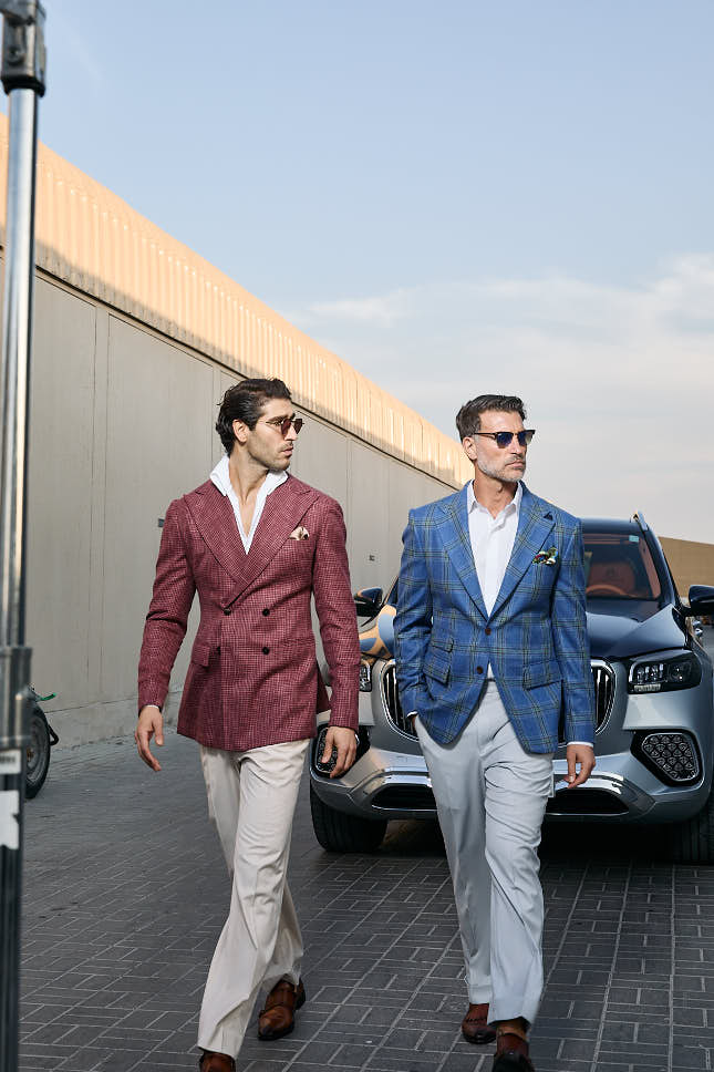 A simple, well-fitted business casual outfit for men