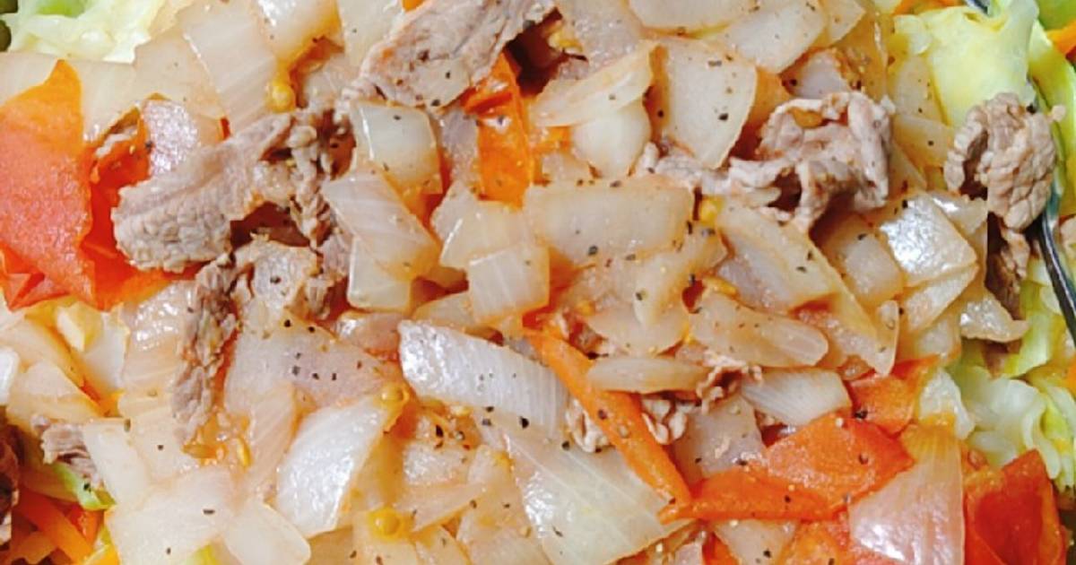 BẮP CẢI + CÀ RỐT XÀO BÒ🥗