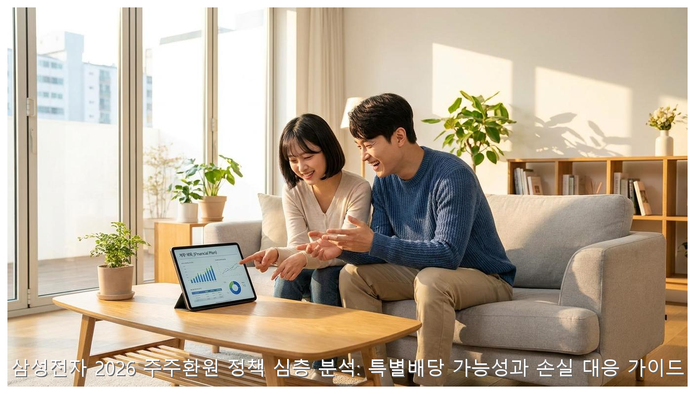 삼성전자 2026 주주환원 정책 심층 분석: 특별배당 가능성과 손실 대응 가이드 핵심 안내 및 분석 인포그래픽 (7)